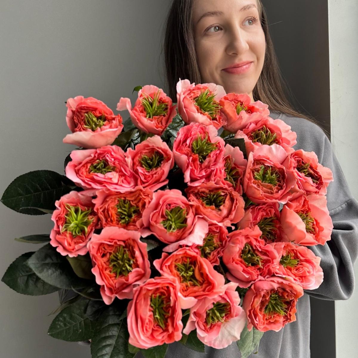 Букет #4 Розы «Мандарин»