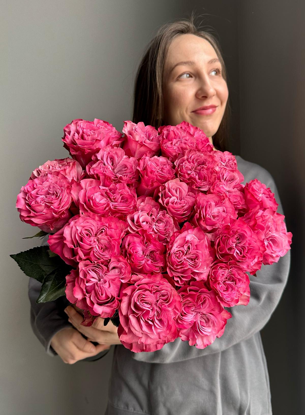 Букет #10 Розы «Кантри Блюз»